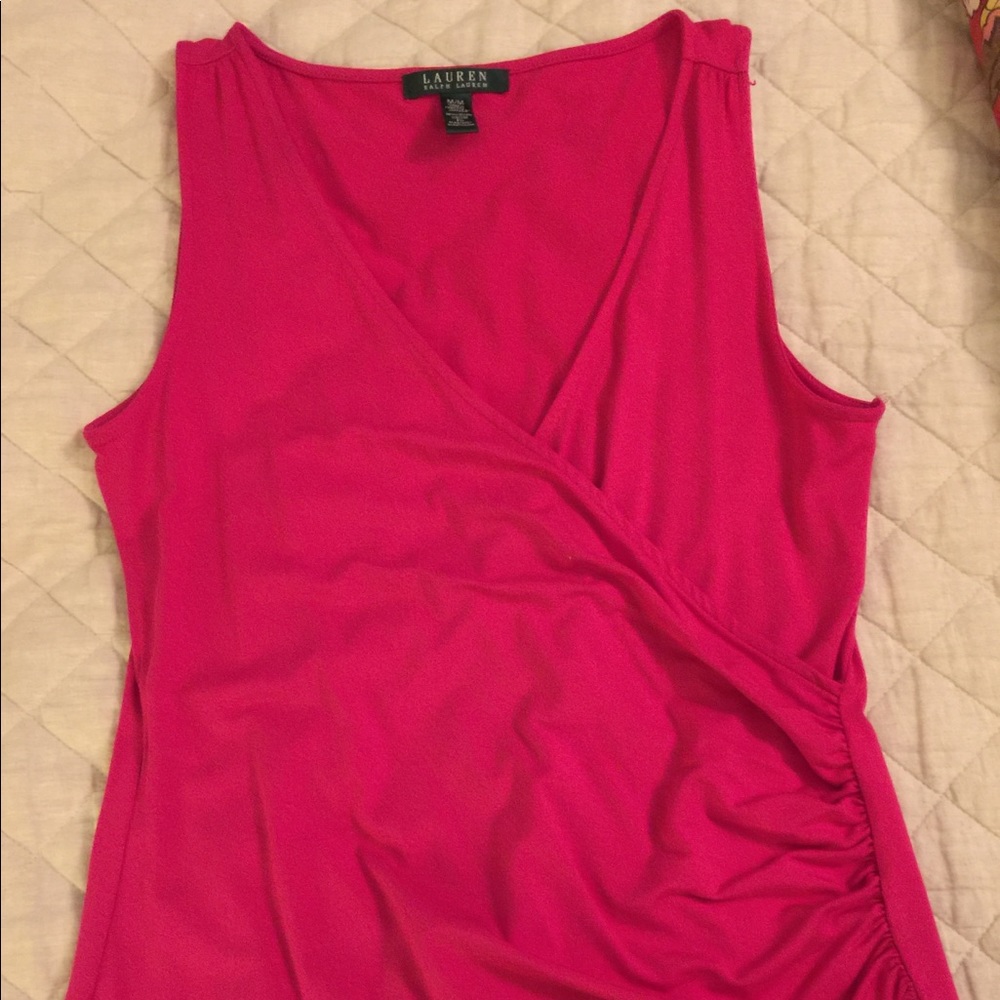 Sleeveless surplice top LAUREN Ralph Lauren Size m